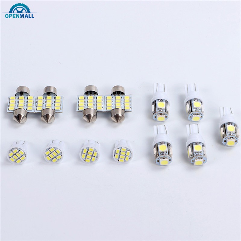 Bộ 13 đèn LED dùng đọc sách cho xe hơi T10 chuyên dụng