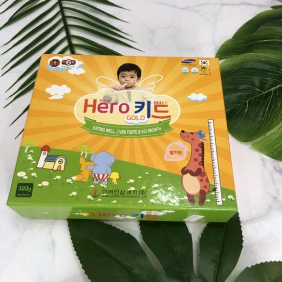 Herokid Gold – Bổ sung canxi tự nhiên giúp trẻ cao lớn, thanh nhiệt mát gan, tăng cường đề kháng (30 gói)