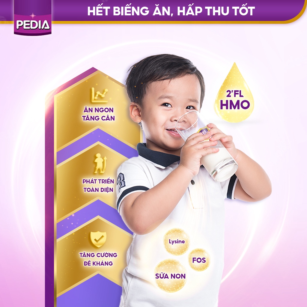 Combo 2 hộp Sữa non Colosmulti Pedia hộp 22 gói x16g chuyên biệt hỗ trợ giúp bé ăn ngoan