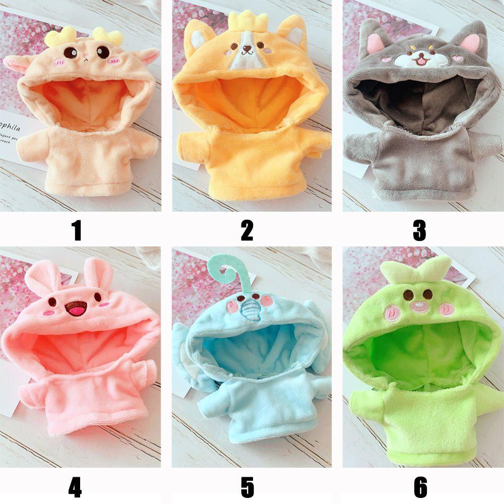 Bộ Trang Phục Búp Bê 20CM Chất Liệu Mềm Mại Phong Cách Thần Tượng Hàn Quốc Kèm Quần Áo Đáng Yêu