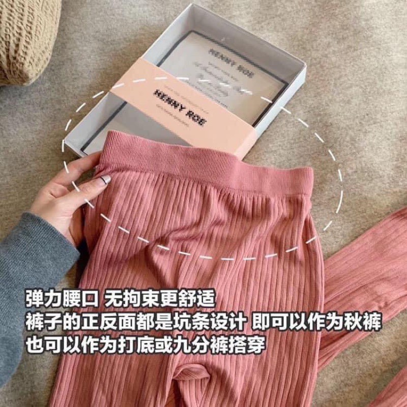 BỘ QUẦN ÁO GIỮ NHIỆT NỮ HENNY ROE ÔM BODY | BigBuy360 - bigbuy360.vn