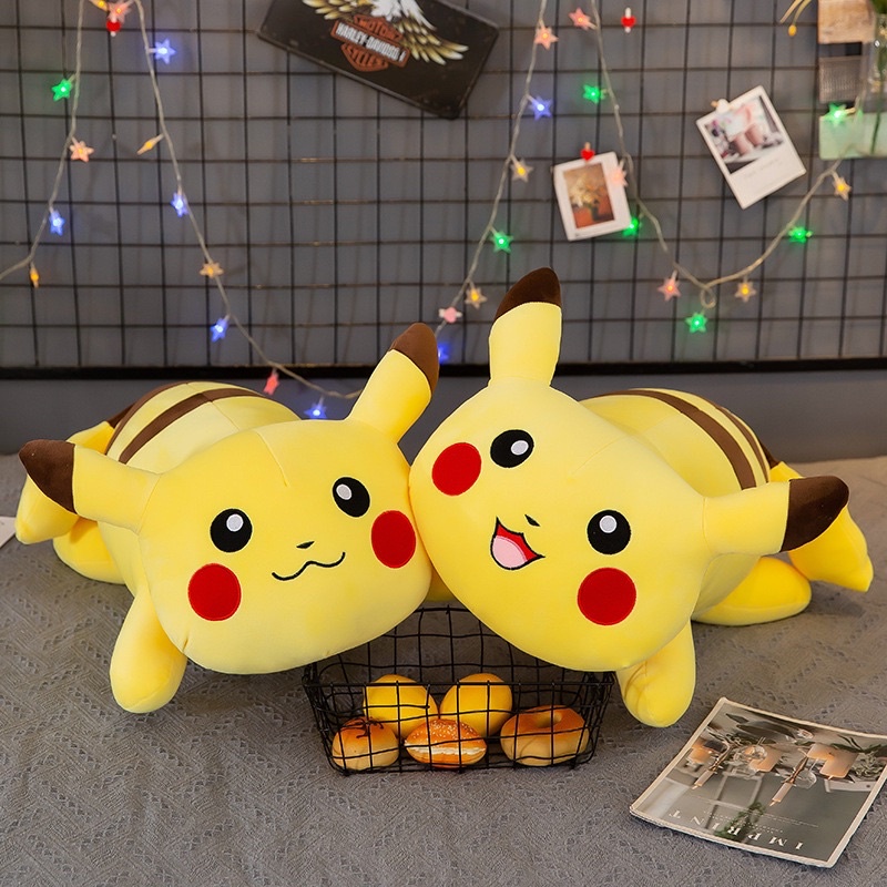 [Hàng Nhập Khẩu]Gấu Bông Pikachu-Gối Ôm Pikachu-Thú Nhồi Bông Cao Cấp 40cm 50cm 70cm 90cm