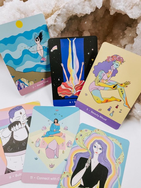 Bộ bài oracle Sacred Self Care Oracle Decks - Order trực tiếp Hay House
