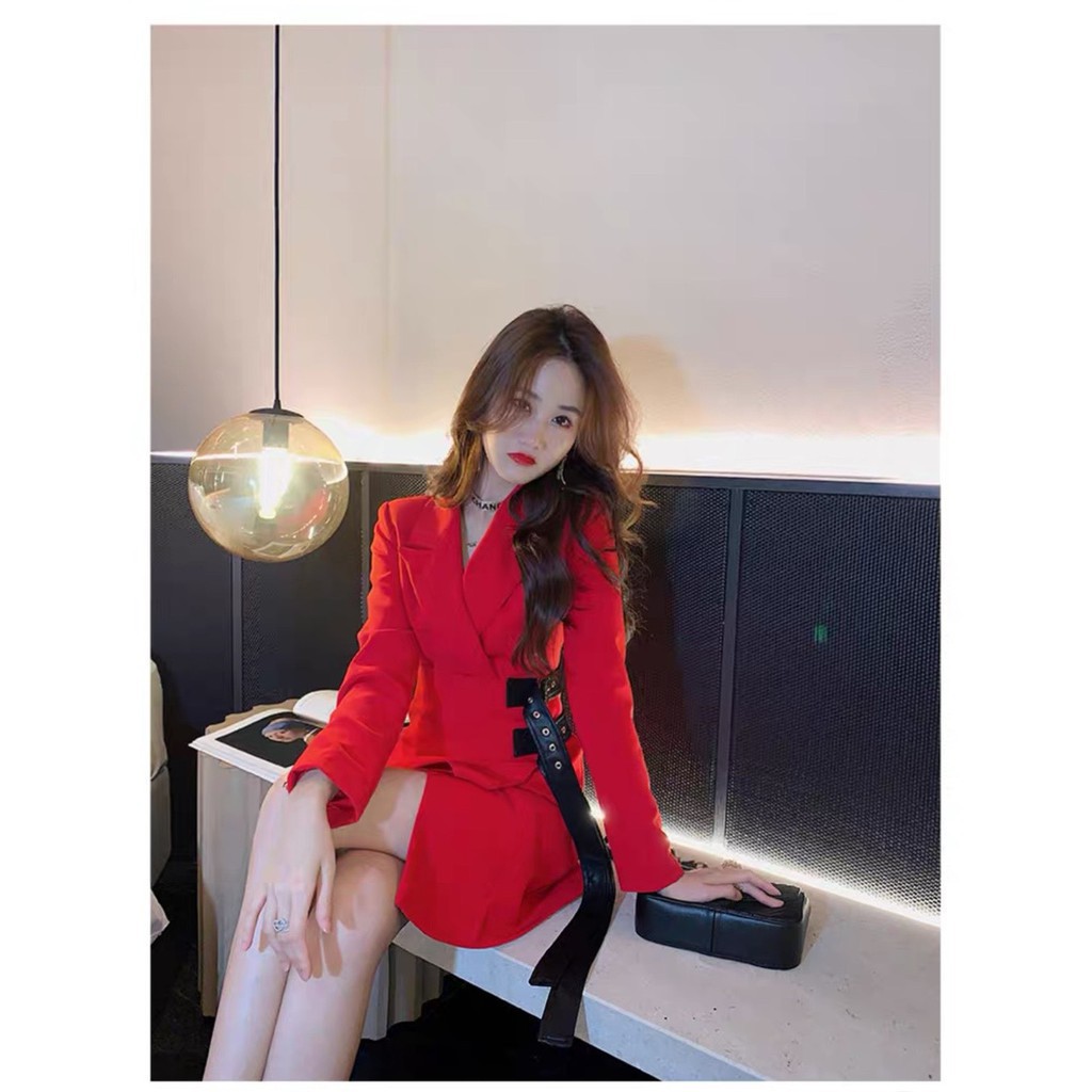 Đầm vest tay dài KÈM quần sort cao cấp đi tiệc cưới, đi bar,dạo phố, đi học, đi làm xinh xắn, sang trọng | BigBuy360 - bigbuy360.vn