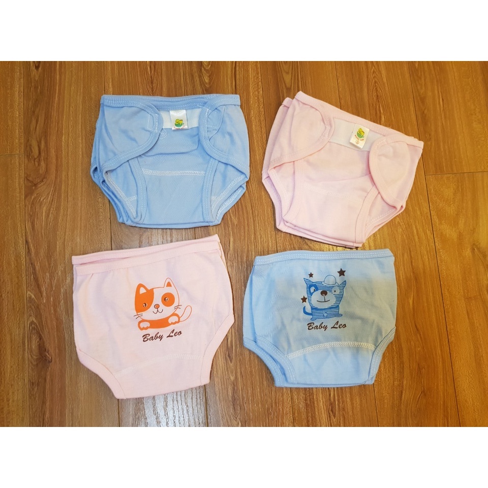 Combo 5 Quần Đóng Bỉm Leo Cho Bé Sơ Sinh từ 0- 6 Tháng Loại Dán