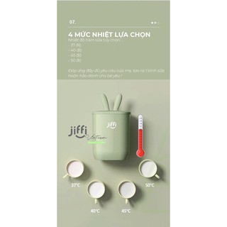 [CHÍNH HÃNG] Máy hâm sữa cầm tay JIFFY Tai Thỏ version 3.0