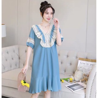 Suông đuôi cá phối ren bigsize