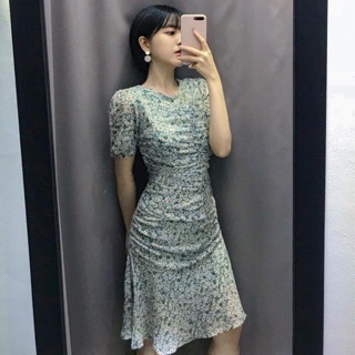 Đầm Bông Nhún Thân xt