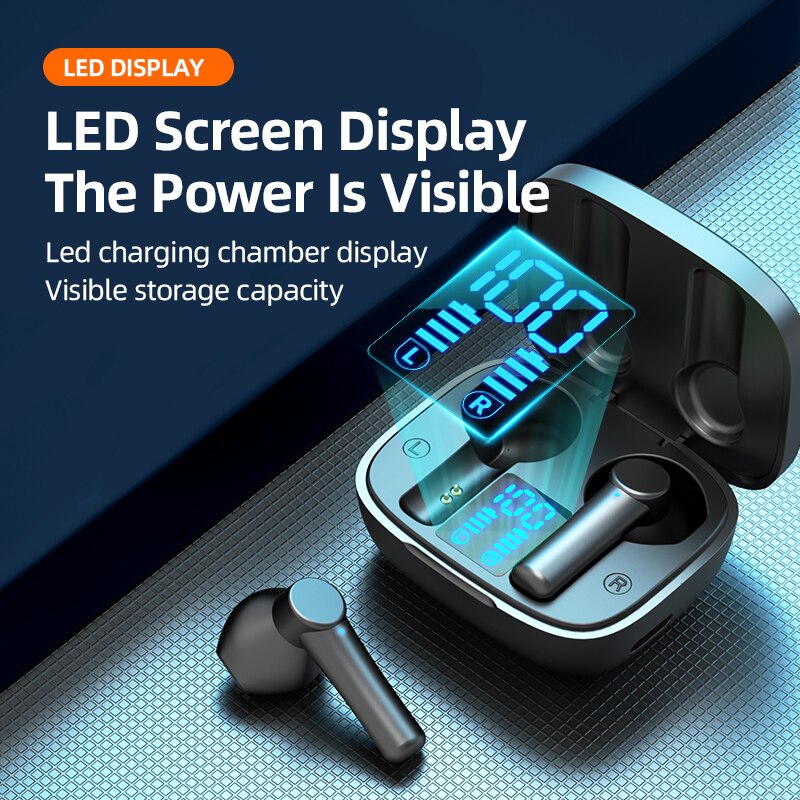 Tai nghe bluetooth không dây mini VITOG TWS LB-8 không thấm nước 9D âm thanh nổi cho Oppo Huawei Xiaomi