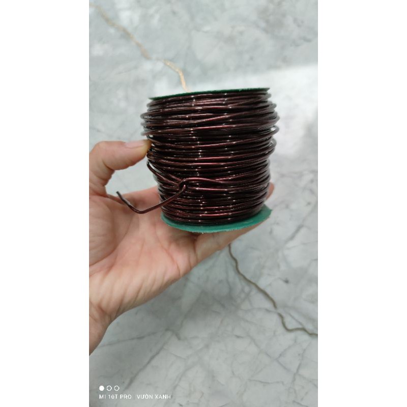 Cuộn dây nhôm mạ đồng 200gr/ 500 gr dễ uốn, dẻo, dùng tạo dáng cây cảnh, bonsai, cố định lan