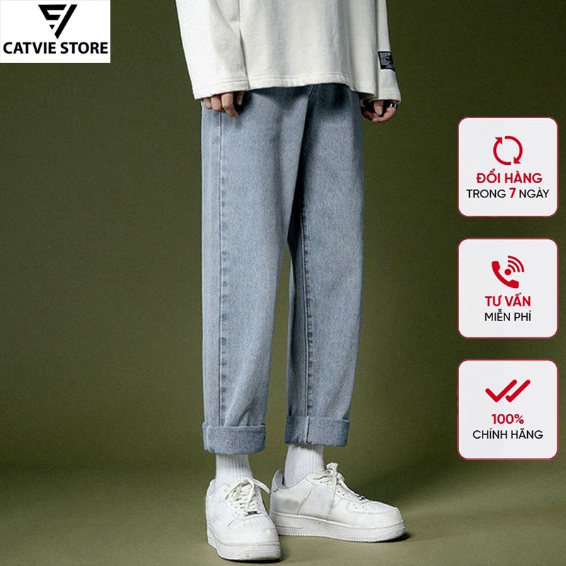 Quần baggy ống rộng dáng suông nam Q21 Catvie