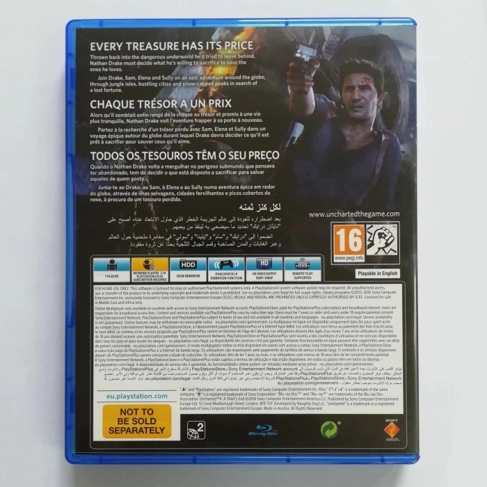 Tay Cầm Chơi Game Ps4 Uncharted 4