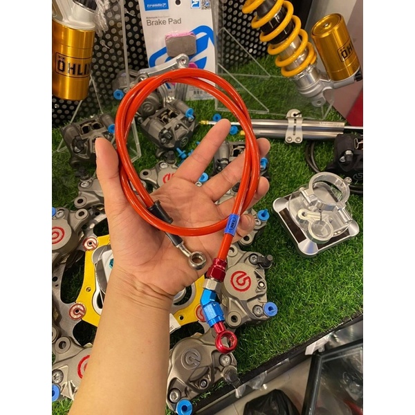 Dây dầu Hell bấm đầu 45-90 độ gắn xe máy