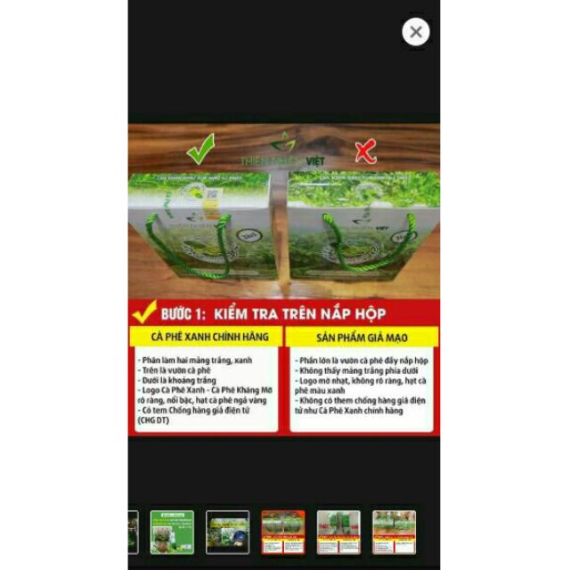 Cà Phê Xanh cty Thiên Nhiên Việt chính hãng 100% __ShopUyTin | BigBuy360 - bigbuy360.vn