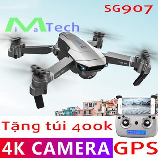 Flycam 4k sg907 gps camera kép tự động quay về, nhận diện khuôn mặt, chụp ảnh tự động tặng túi đựng chuyên dụng