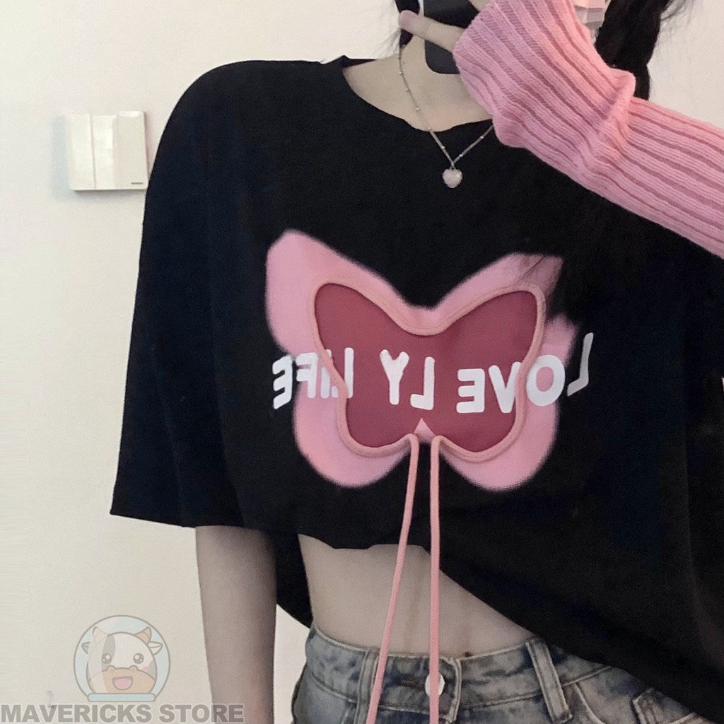 Áo Thun Tay Ngắn Dáng Rộng Phong Cách Hàn Quốc Thời Trang Mùa Hè Cho Nữ