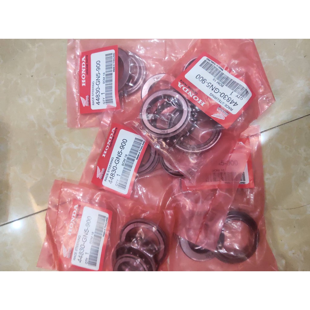 Bát phốt, chén cổ xe HONDA 6 chi tiết. Lắp cho tất cả dòng xe honda ,trừ xe lead 110 hàng cung cấp cho HONDA