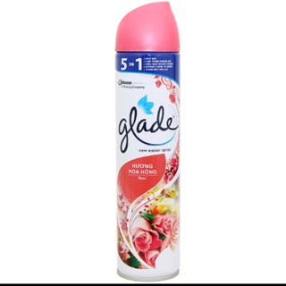 Xịt phòng Glade 5 in 1 hương Hoa Hồng 280ml