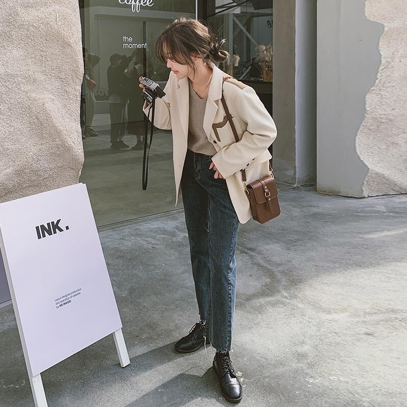 Áo Blazer nữ form rộng phong cách hàn quốc mẫu mới đẹp mã TT02 | BigBuy360 - bigbuy360.vn