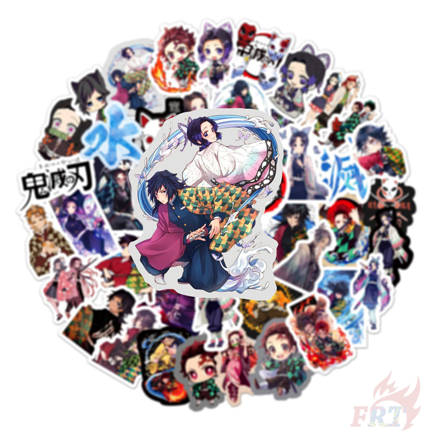 ❉ Demon Slayer Series 06 Stickers ❉ 50Pcs/Set  DIY Fashion Mixed Waterproof Doodle Decals Stickers