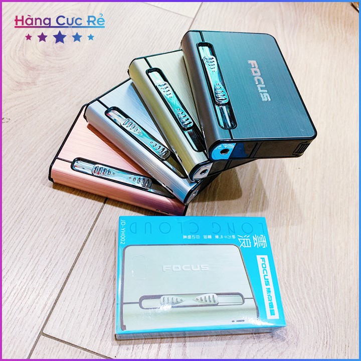 Hộp quẹt Focus kiêm hộp đựng điếu 🔥Freeship🔥 Bật lửa 2 in 1 model 2021 - Shop Hàng Cực Rẻ