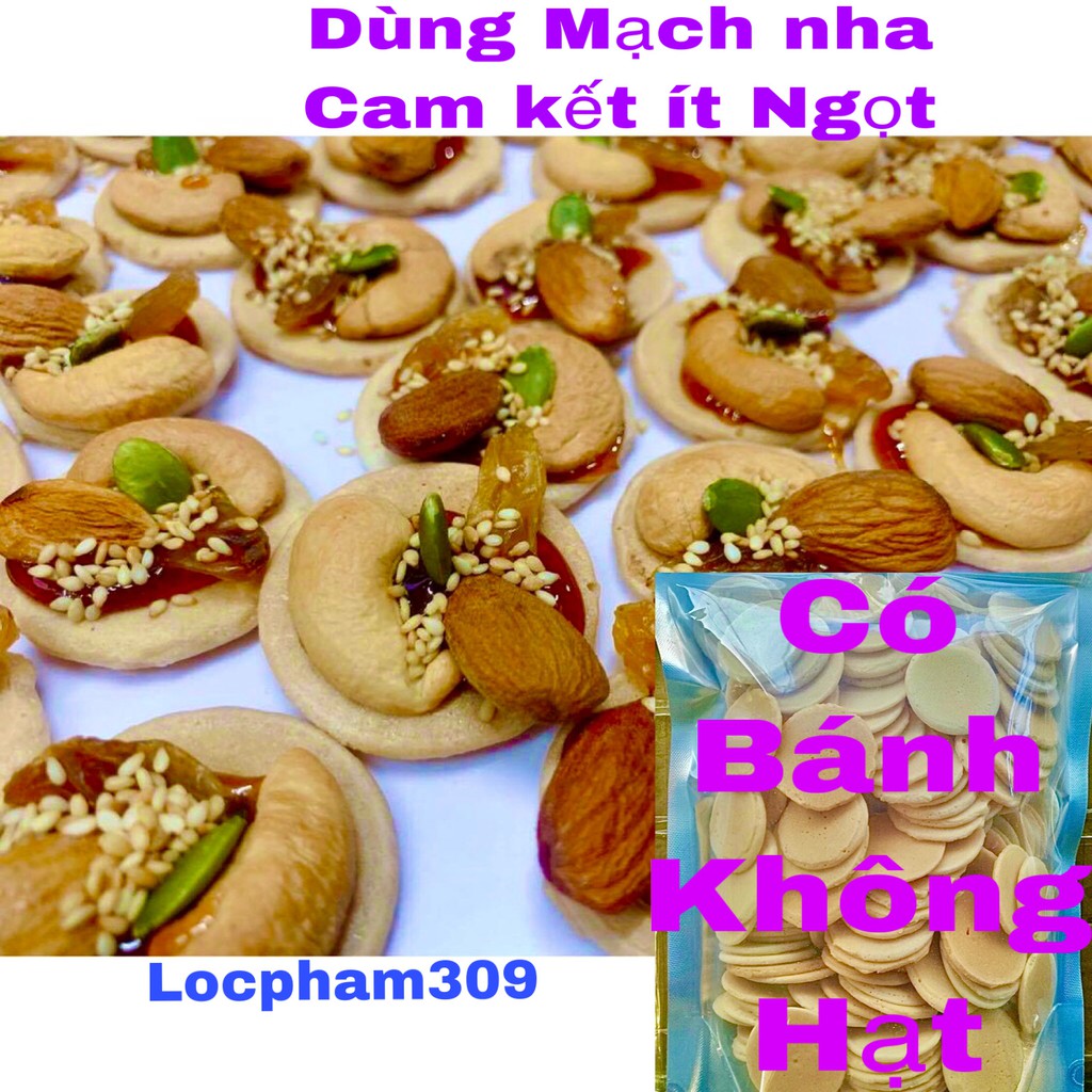 [Ko bể/Mạch nha ít ngọt] Bánh đồng tiền mix hạt dinh dưỡng hạnh nhân điều bí mè nho ăn liền vặt thơm ngon kiêng giảm cân