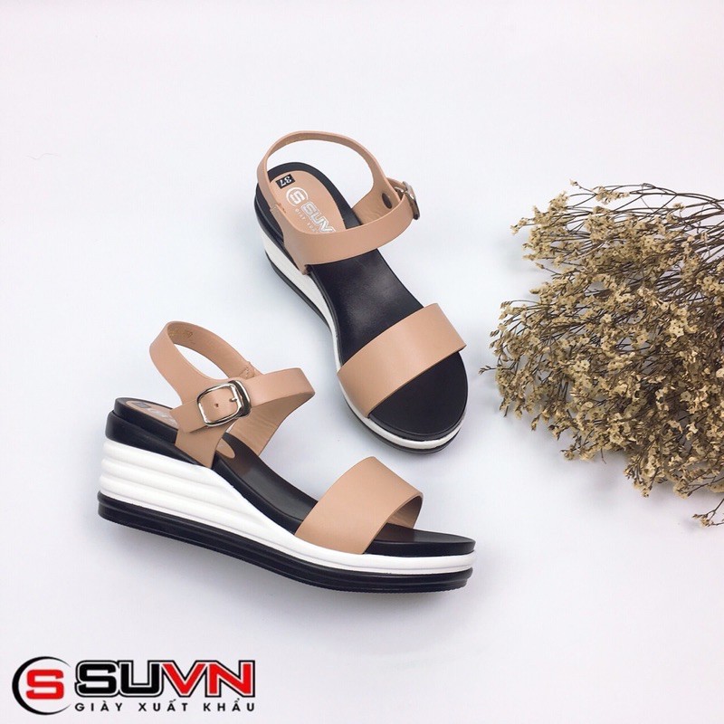 [Mã SKAMLTSM9 giảm 10% đơn 99K] Sandal nữ đẹp đế xuồng 6 phân một quai ngang