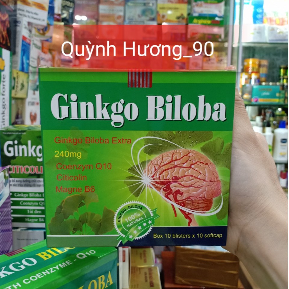 Viên uống bổ não GINKGO BILOBA 240mg hộp 100 viên