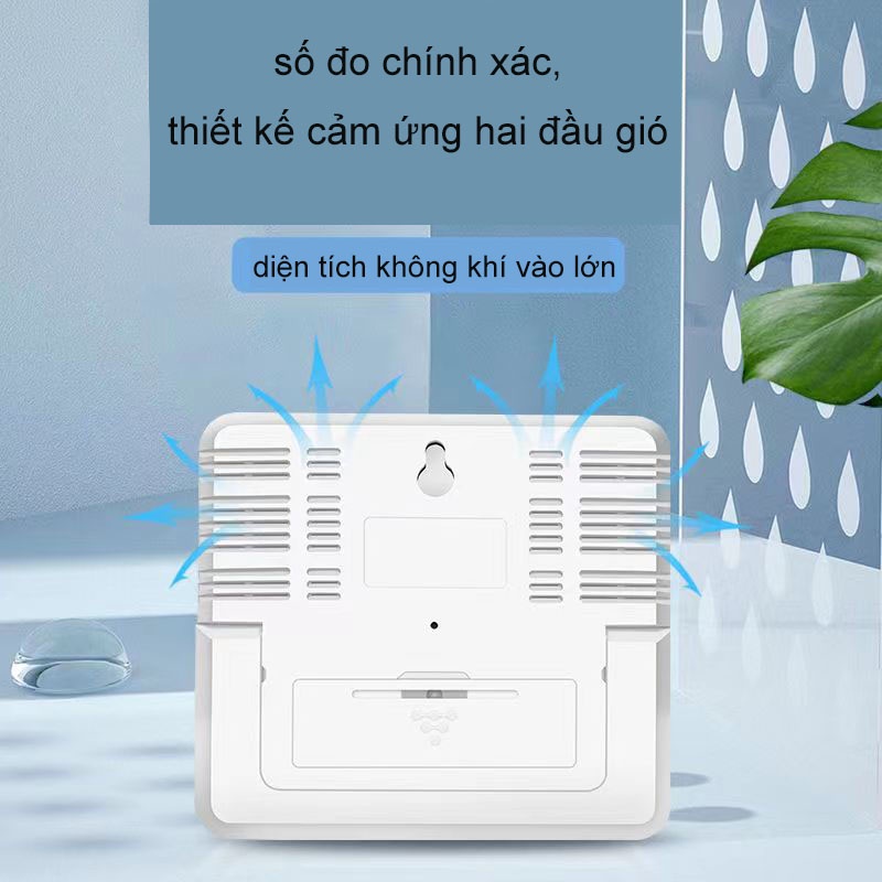 Nhiệt Ẩm Kế Điện Tử Đo Độ Ẩm Chính Hãng, Máy Đo Nhiệt Độ, Theo Dõi Độ Ẩm Đồng Hồ Phòng Ngủ Cho Bé, Tặng Kèm Pin