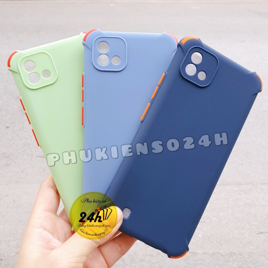 Ốp lưng realme C20 Tpu chống sốc bảo vệ camera nhiều màu