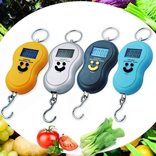 Cân Điện Tử 40kg Portable Mini Cầm Tay Mặt Cười