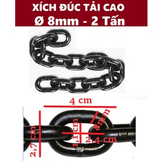 Dây xích đúc tải cao Ø [ 8mm ]