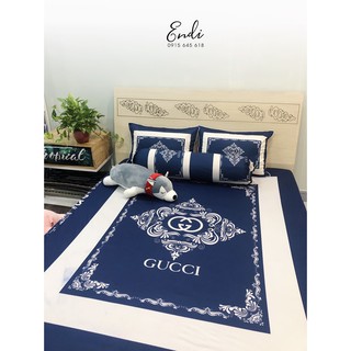 BỘ GA THUN LẠNH 5D XANH ENDI