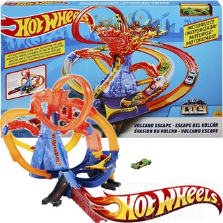 Bộ Đường Đua HOT WHEELS Siêu Núi Lửa