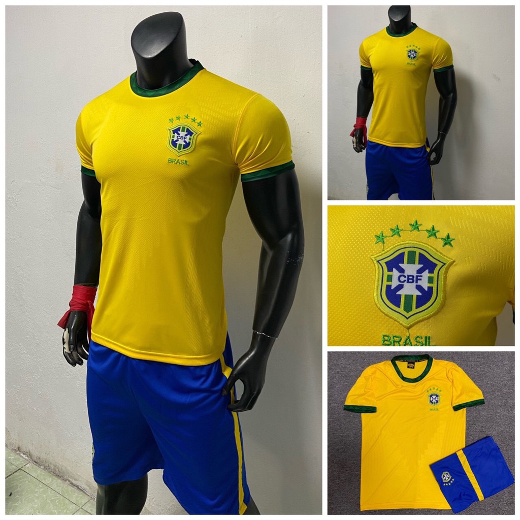 [Mã FAMAYMA giảm 10K đơn 50K] Đồ đá bóng Brasil, quần áo đá bóng giá rẻ