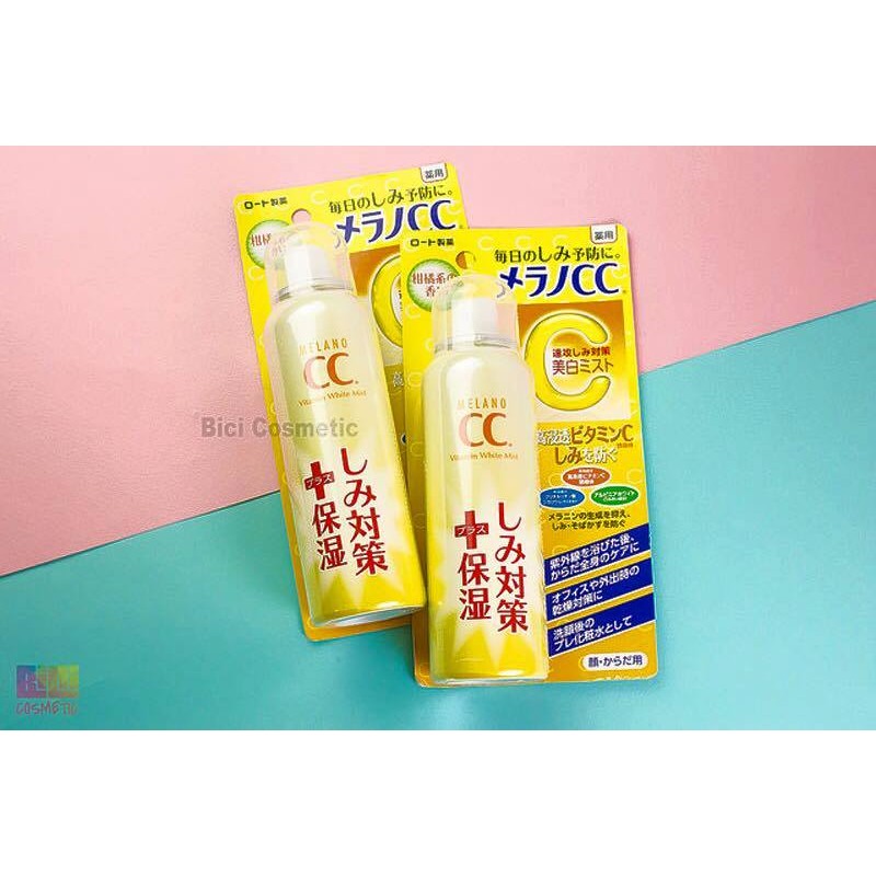 Xịt Khoáng Trắng Da Rohto Melano CC Whitening Mist 100g