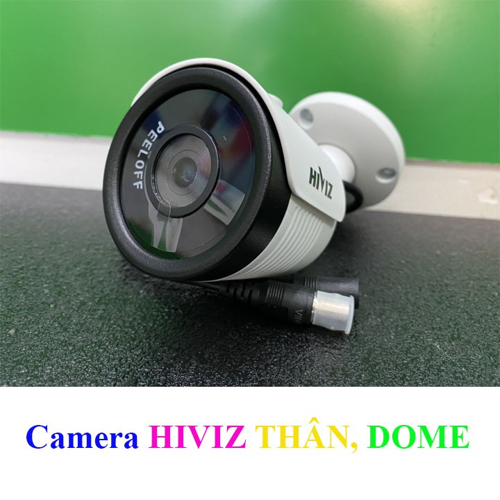 Camera an ninh Hiviz 2 MP Full HD 1080P Đồng Trục AHD/CVI/TVI/ANALOG 2MP tích hợp OSD_CD01 - Bảo hành 24 TH