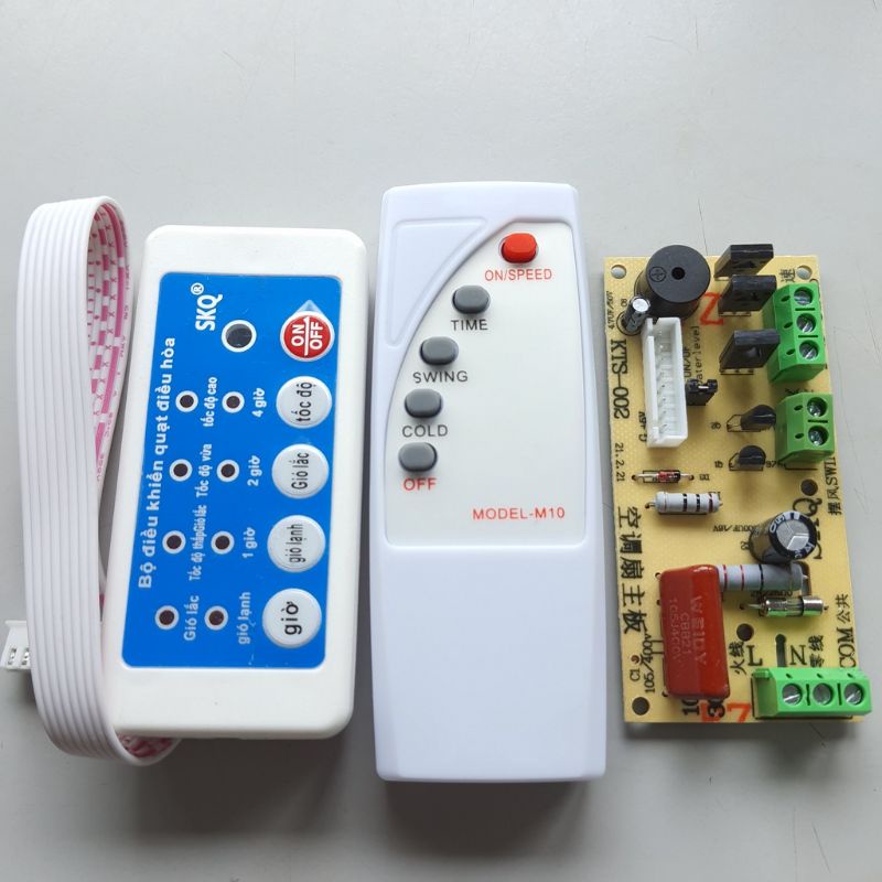 Điều khiển từ xa quạt hơi nước, điều hòa, quạt treo tường, quạt cây loại mạch đa năng tải 300w