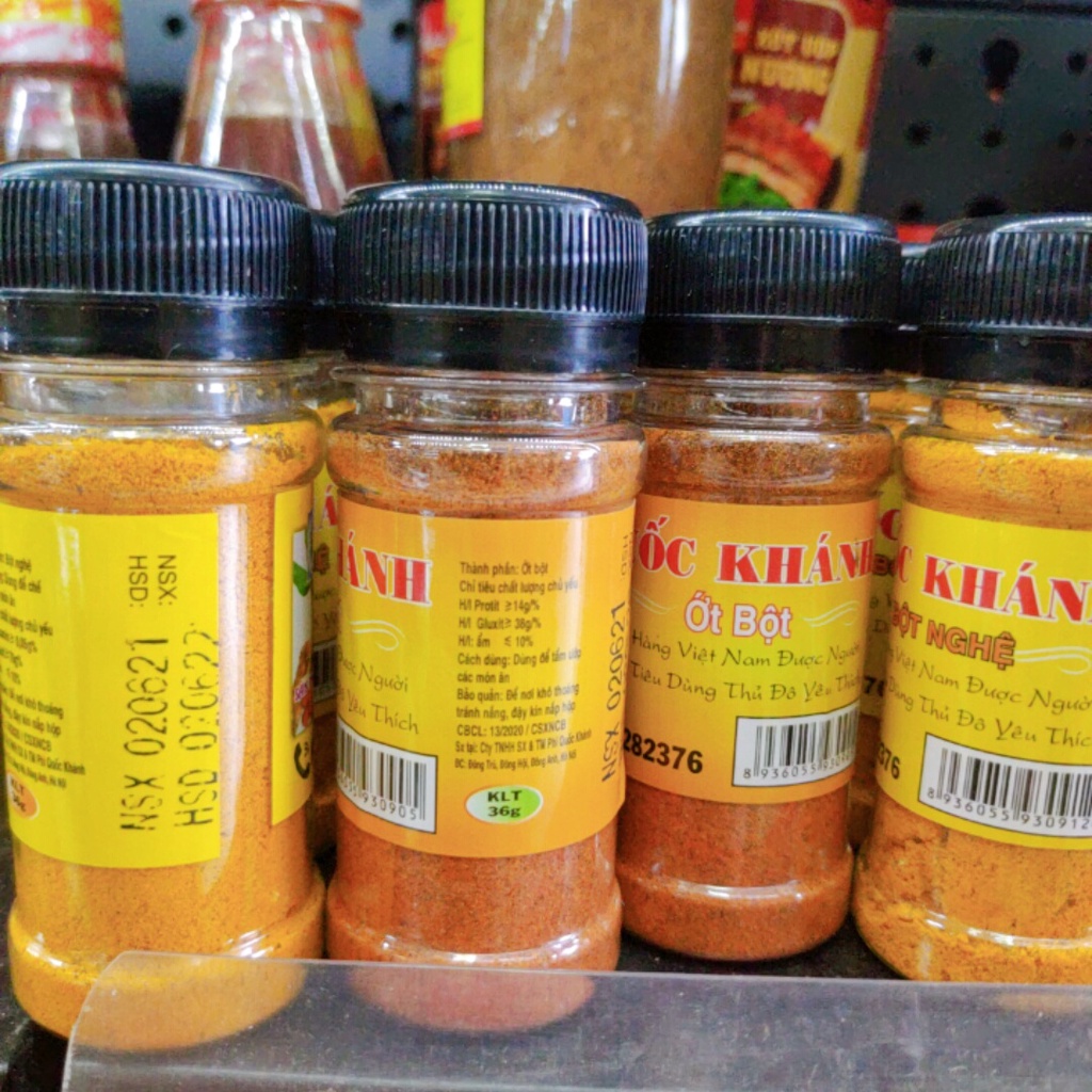 Bột Ớt/ Bột Nghệ Quốc Khánh Lọ 36g