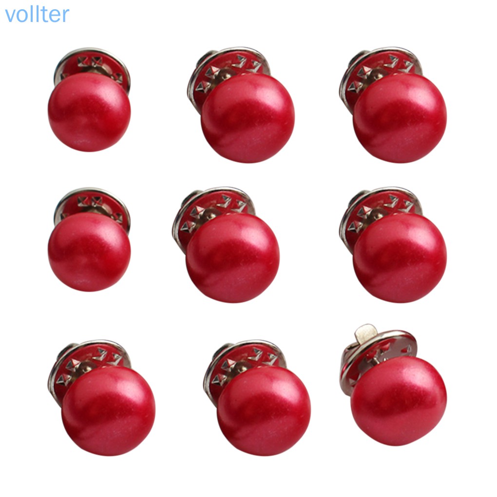 Set 10 nút ngọc trai nhân tạo để trang trí áo len