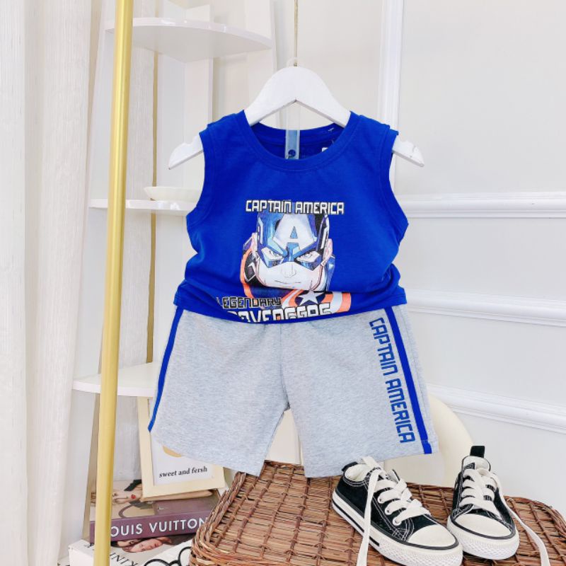 Bộ sát nách bé trai Bb Angel siêu nhân người nhện