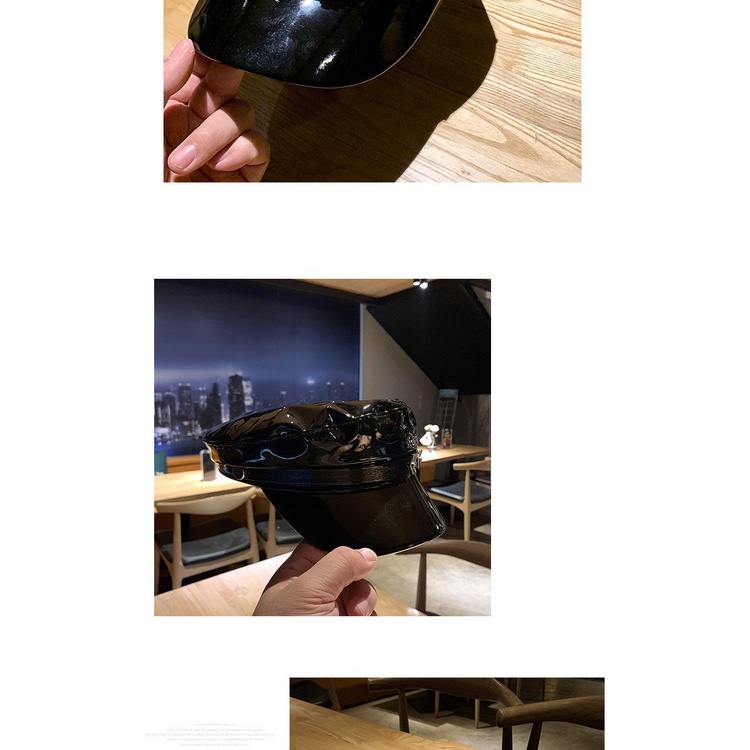 Mũ beret da phong cách Âu Mỹ thời trang thu đông cho nữ