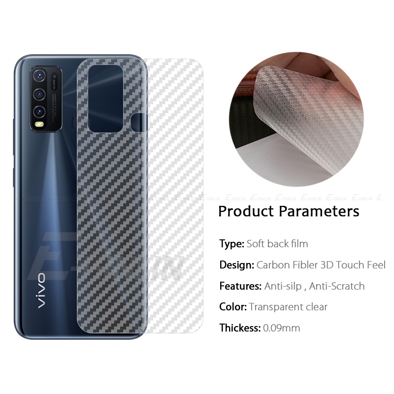 Set 5 Miếng Dán Cường Lực 3D Bảo Vệ Màn Hình Điện Thoại Vivo Y51A Y52 Y53s Y72 Y71 Y50 Y51 Y70 Y70s Kính