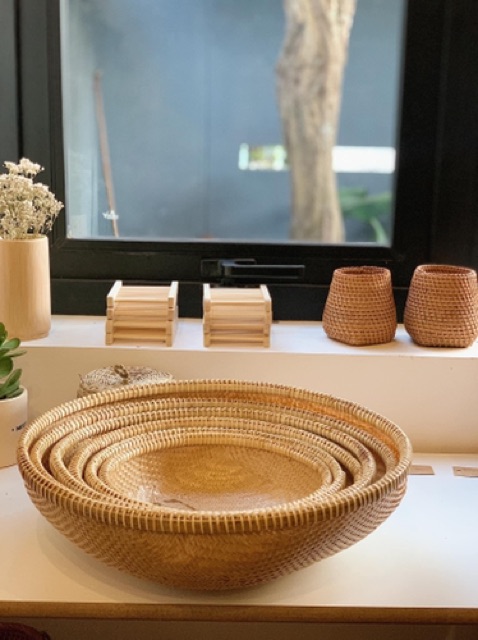 Rổ tre tự nhiên