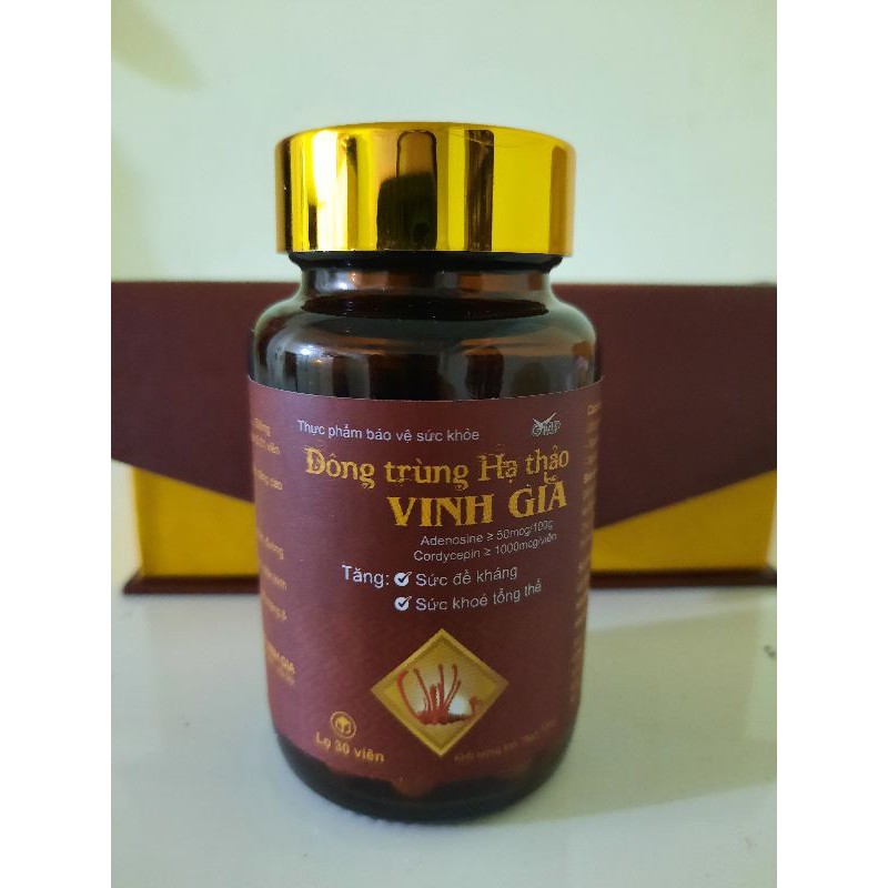 Đông trùng hạ thảo Vinh Gia chính hãng ảnh thật 100%