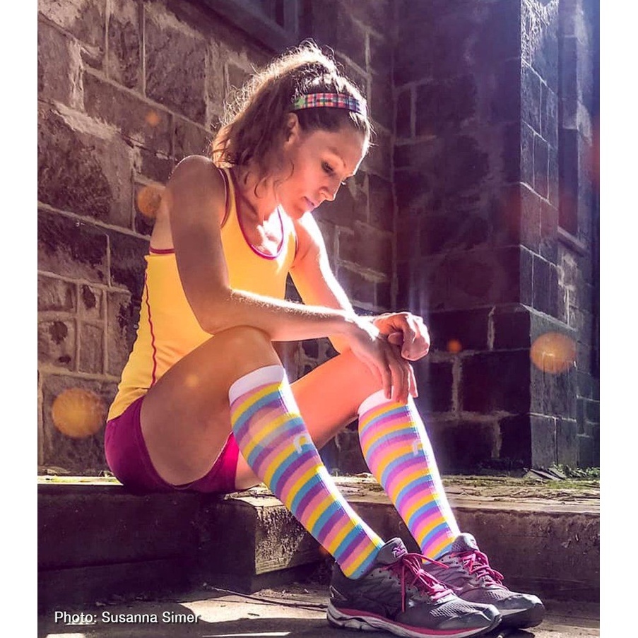 Made in USA | Tất bó cơ cao cổ chạy bộ PRO COMPRESSION nhóm màu 1