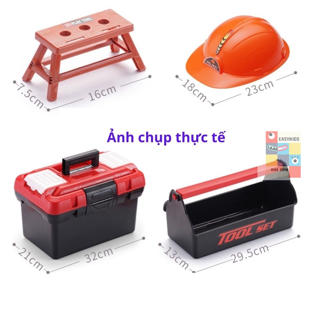 [Có sẵn] [Siêu sale] Đồ chơi vận động cho trẻ, Đồ chơi sửa chữa 43 miếng EASYKIDS