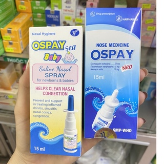 Xịt Ospay Baby, Ospay NL lọ 15ml