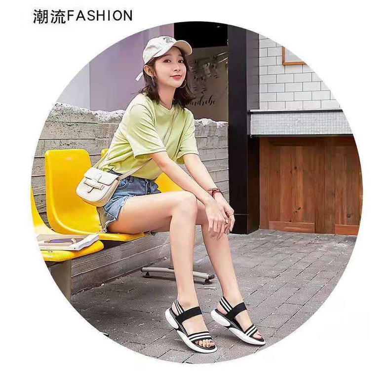 Dép Sandal Đế Mềm Chống Trượt Size 35-43 42 41 Thời Trang Đi Biển Mùa Hè Cho Phụ Nữ Mang Thai