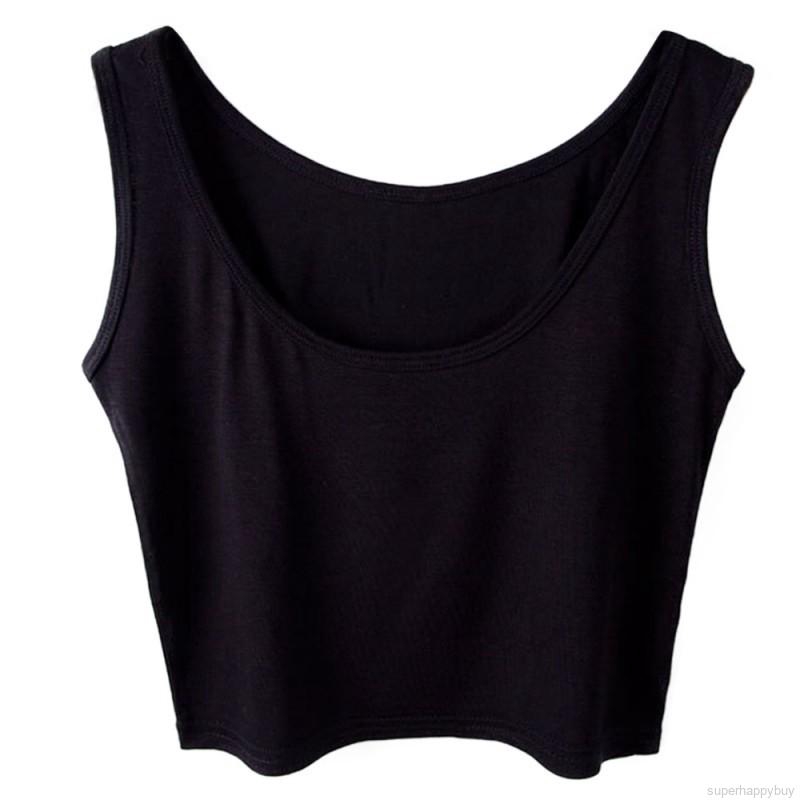 Áo ba lỗ form lửng cá tính cho nữ